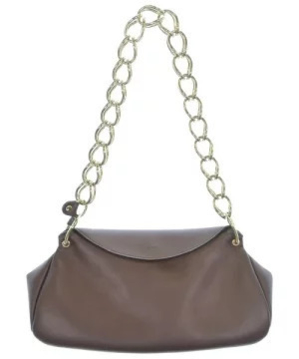 Chloe Juana chain shoulder bag brown supple calfskin leather